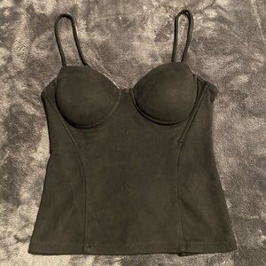 Guess corset crop top